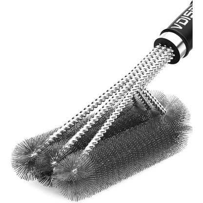 Premium Grillbürste Edelstahl Langergriff reinigungsbürste