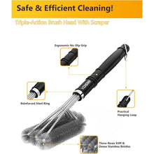 Premium Grillbürste Edelstahl Langergriff reinigungsbürste