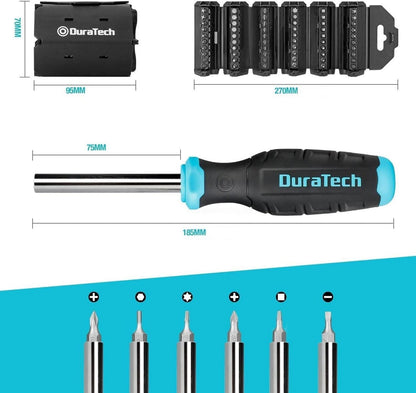 Multibit Schraubendreher Set 60 in 1 Cr-V Bits DIY PC Möbel