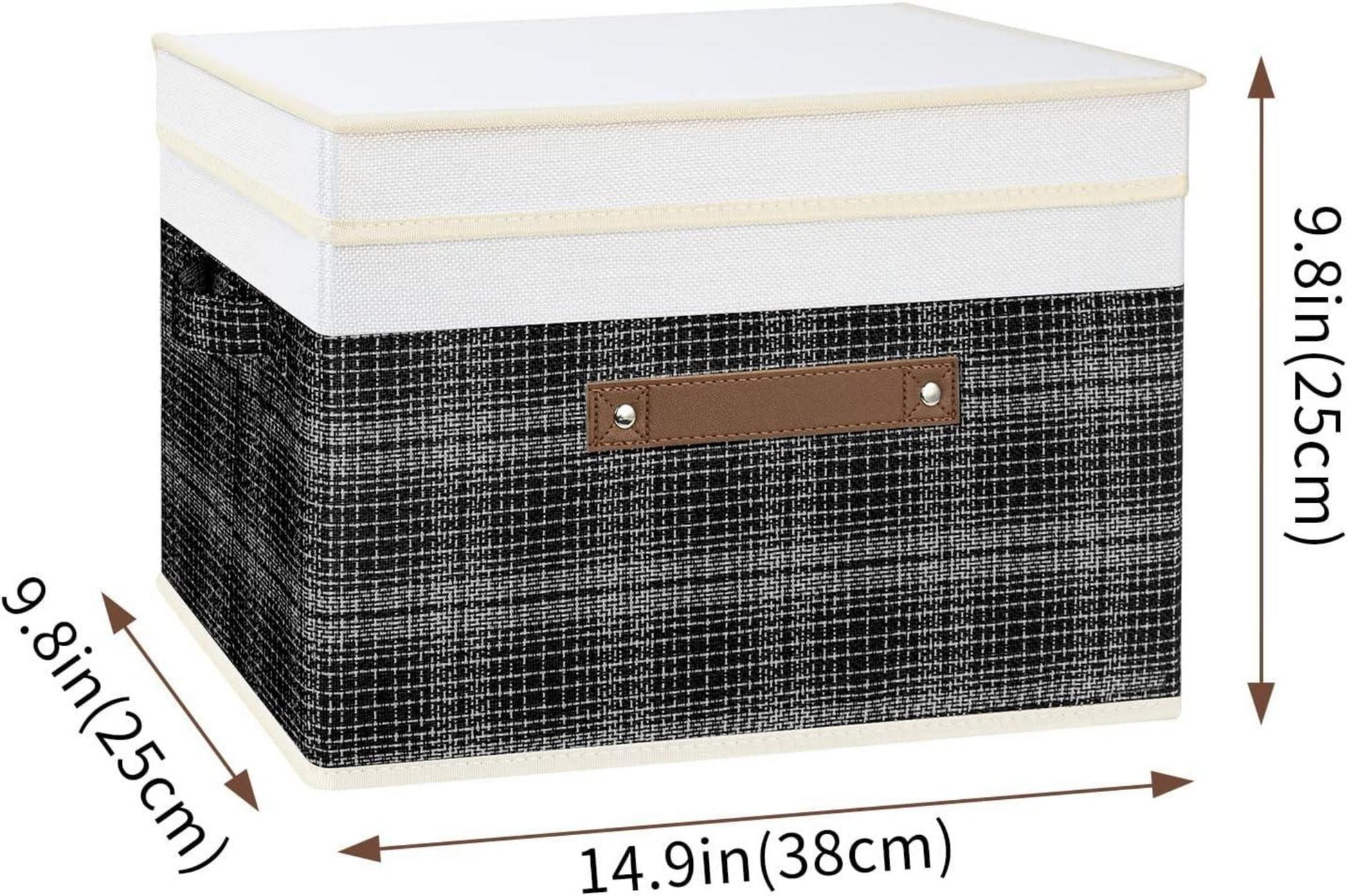 TYEERS Faltbare Aufbewahrungsboxen Stoff Patchwork Design