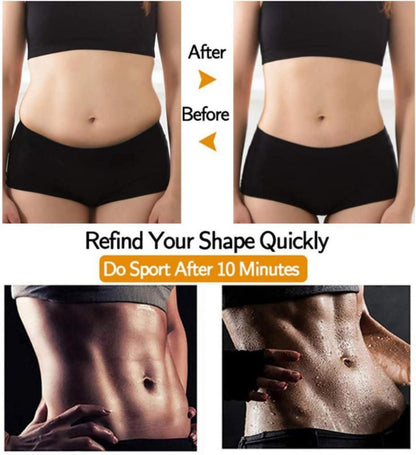 Saunahose Hohe Taille Training Sporthose Schwitzhose Fettverbrennung