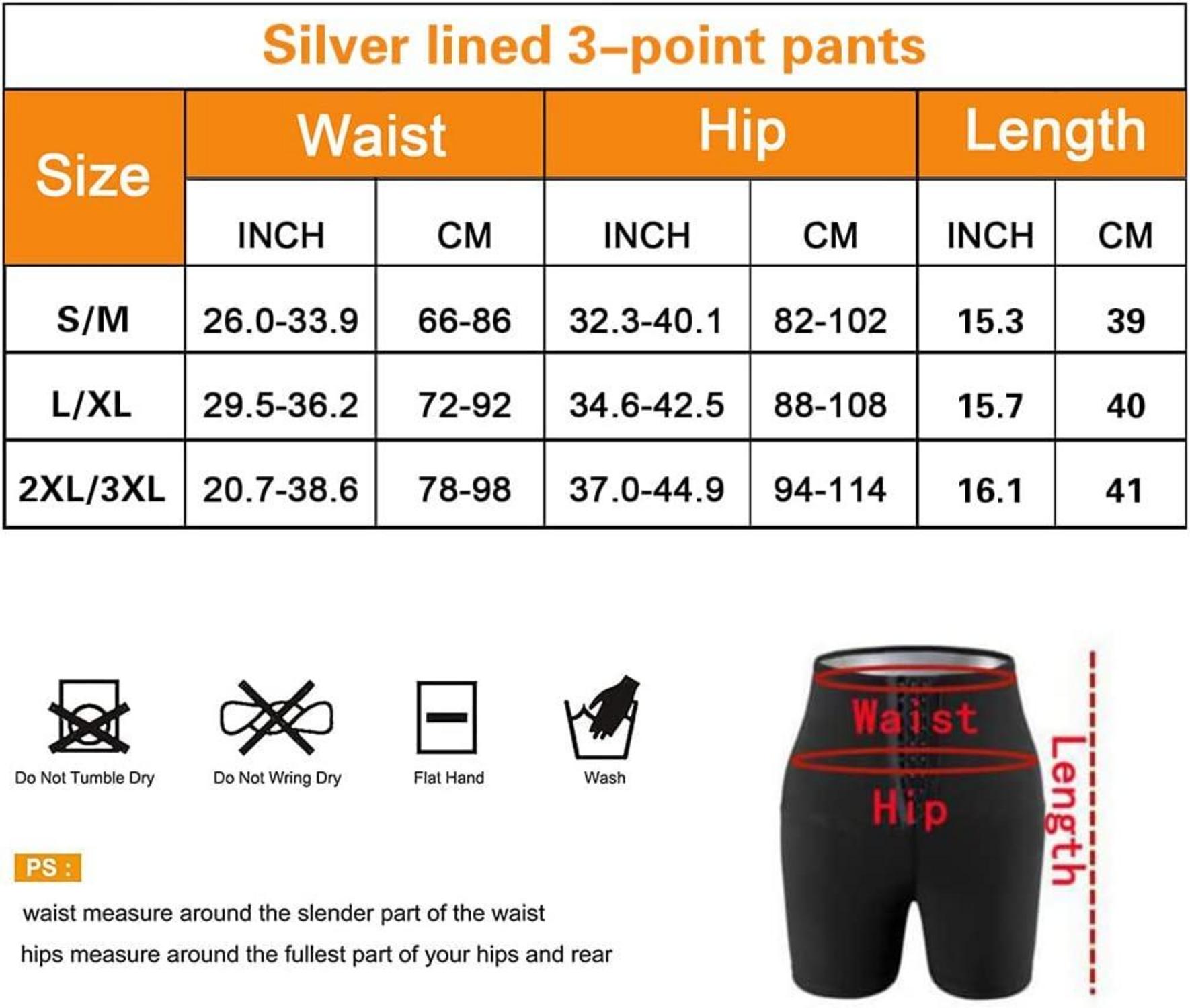 Saunahose Damen Hohe Taille Training Gewichtsverlust XXL-3XL