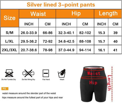 Saunahose Damen Hohe Taille Training Gewichtsverlust XXL-3XL