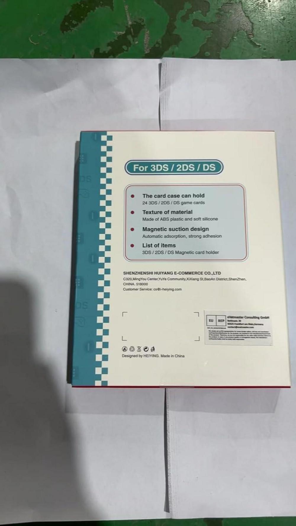 HEIYING Nintendo 3DS Aufbewahrungstasche - Tragbarer Spielkartenorganizer
