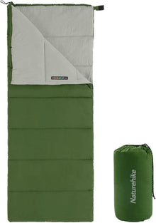 Leichter Schlafsack 3 Jahreszeiten für Outdoor Camping - Grün