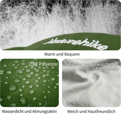 Leichter Rechteckiger Schlafsack für Outdoor Camping grün