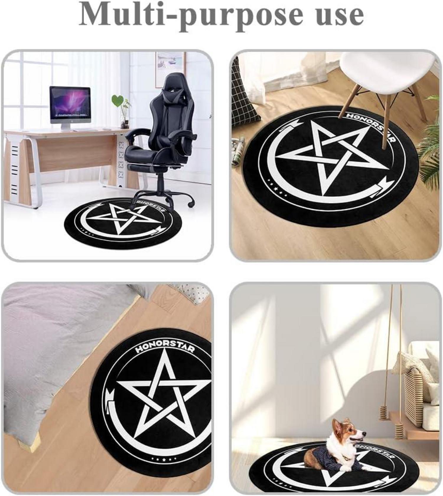 Bodenschutzmatte für Hartböden und Teppich, Gaming Bürostuhlunterlage