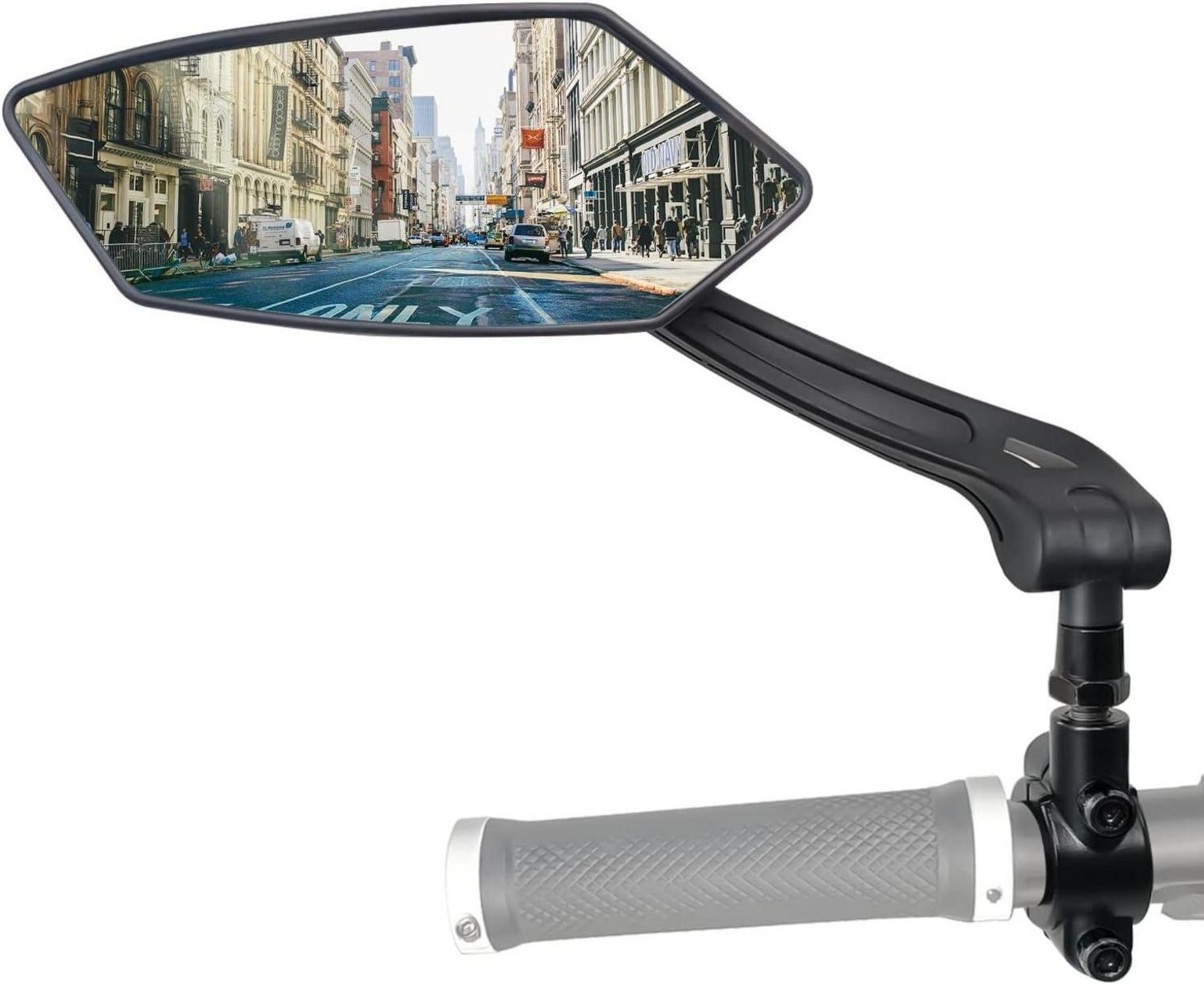 Fahrradspiegel links extra großer Spiegelfläche 360° verstellbar