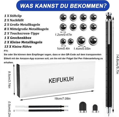 Multifunktionaler Fidget Gel Pen Geschenk Männer Frauen