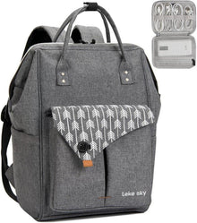 Lekesky Casual Rucksack Damen Diebstahlsicherer Laptoprucksack 15.6