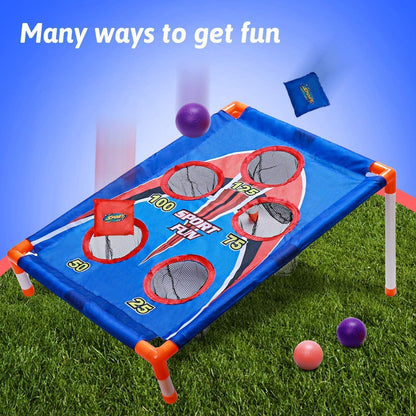 Wurfspiel Kinder Outdoor Cornhole Spiel Game Set für 6