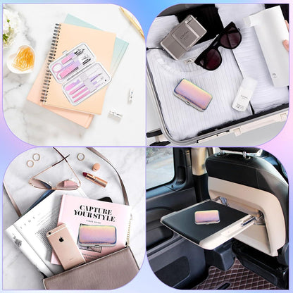 Maniküre Set 7-teilig Edelstahl mit Etui - Nagelknipser Pediküre Kit