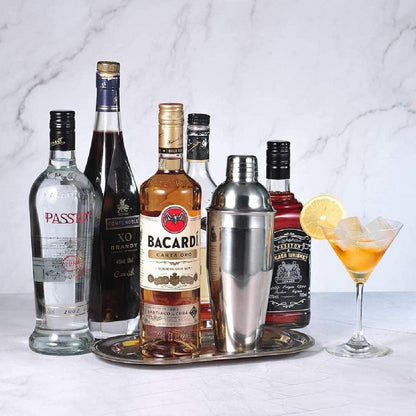 Edelstahl Cocktail Shaker Mixer Set mit Sieb 750 ML