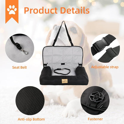 Hunde Autositz Groß – 3in1, Wasserdicht & Sicher