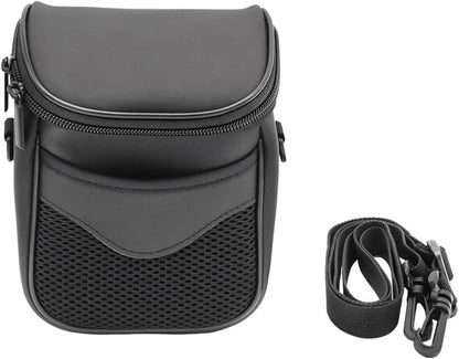 Kameratasche Umhängetasche PU Leder für Canon Nikon Schwarz