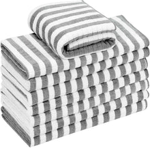 Mikrofaser Geschirrtücher Set super saugfähig 65x45 cm Grau