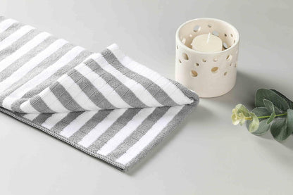 Mikrofaser Geschirrtücher Set super saugfähig 65x45 cm Grau