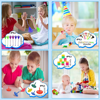 Kindergeburtstag Mitgebsel Set 60-teilig Party Geschenk Mädchen Jungen