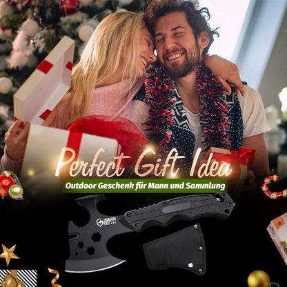 DRAGON RIOT Camping Outdoor Axt Beil 8-in-1 Survival Geschenk