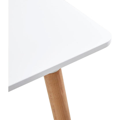 Moderner Esszimmertisch Weiß 110x70 cm – Skandinavisch & Robust