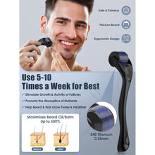 Bartwuchsmittel Männer Set Bartroller 0,25mm Bartwuchs Kit