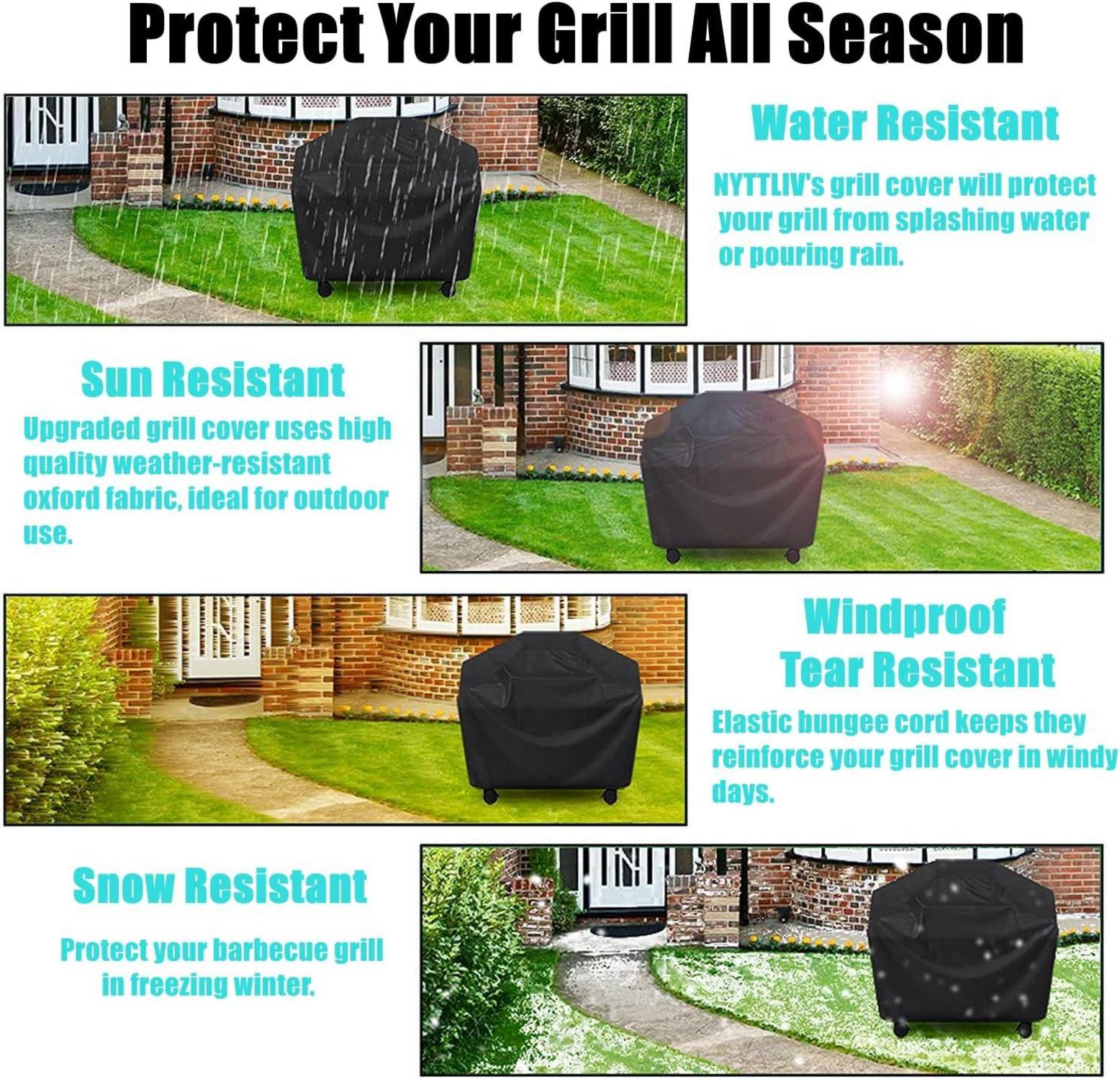 Grill Gasgrill Abdeckplane Wetterfest 147x61x117cm
