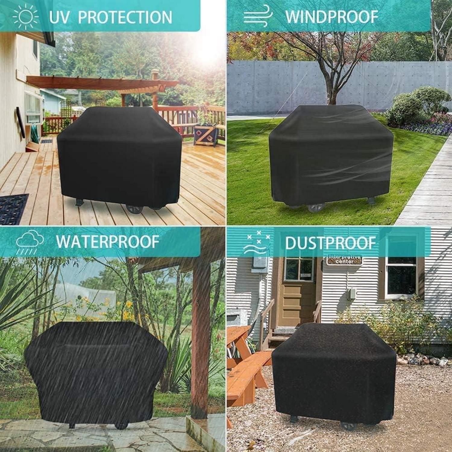 Gasgrill Abdeckung 147x61x117cm Wetterfest Wasserdicht Staubdicht