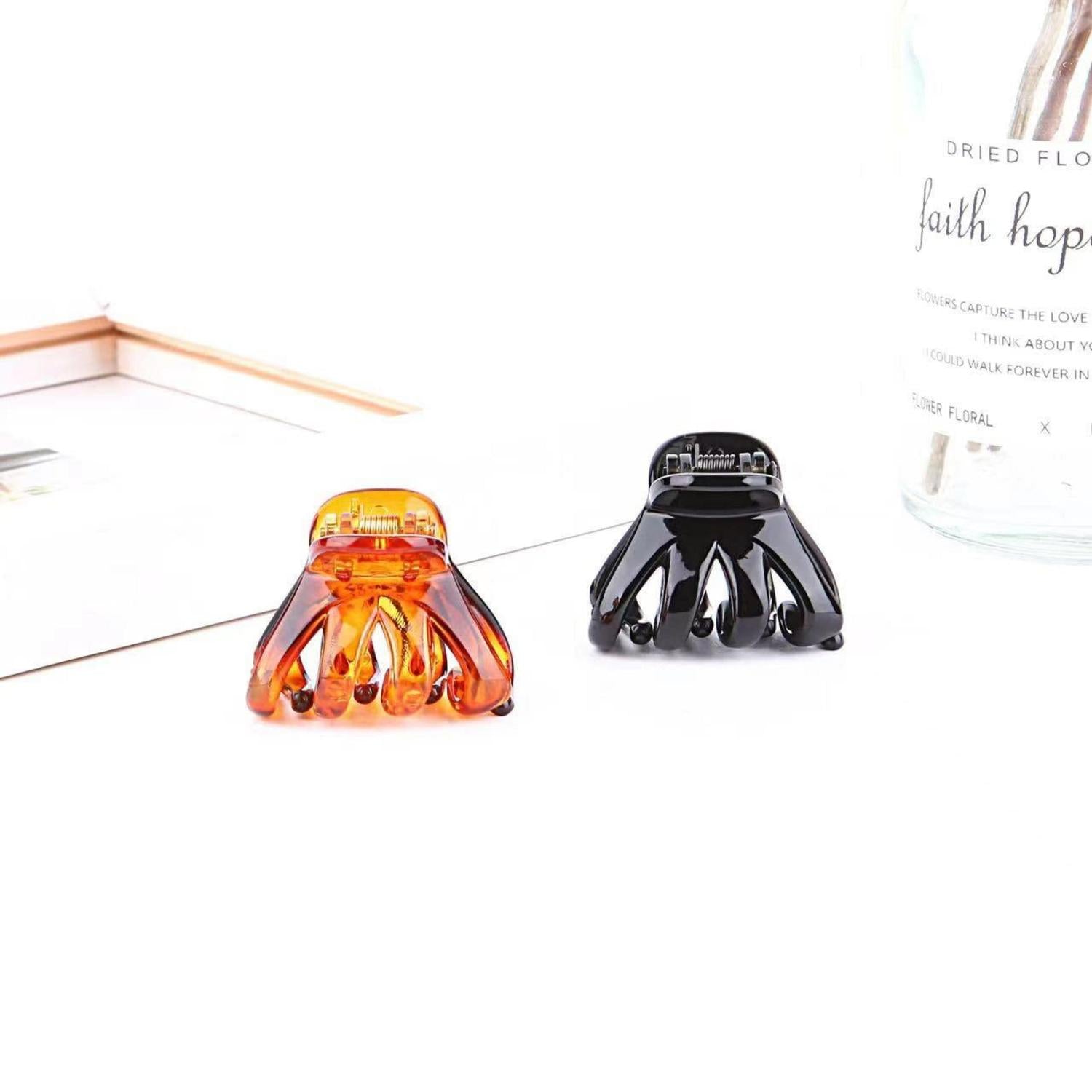 14 Stück Haarklammer Damen Octopus Haarspangen Klein Kunststoff 4cm