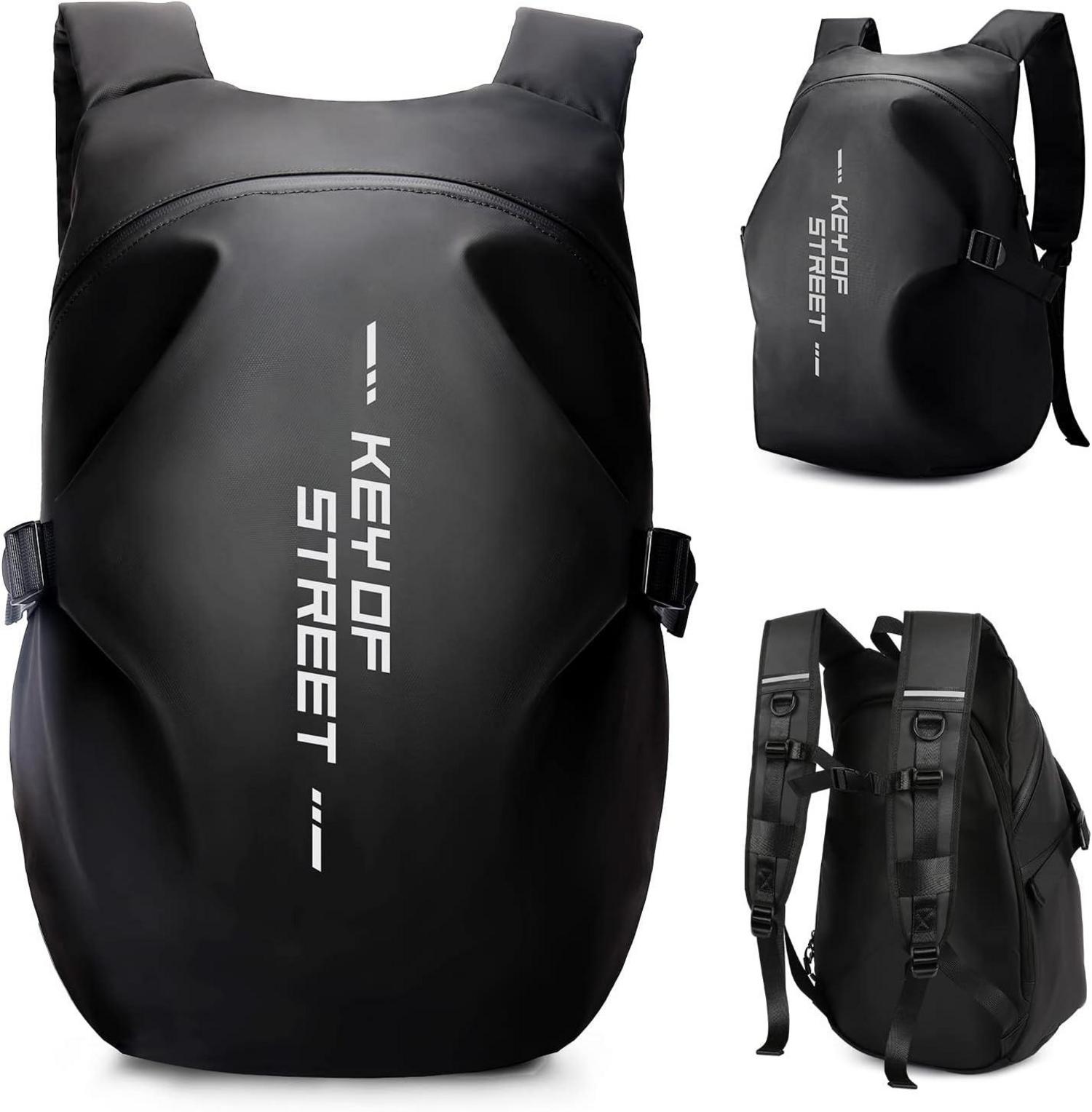 Motorradrucksack Herren wasserdicht Helmrucksack Laptoptasche