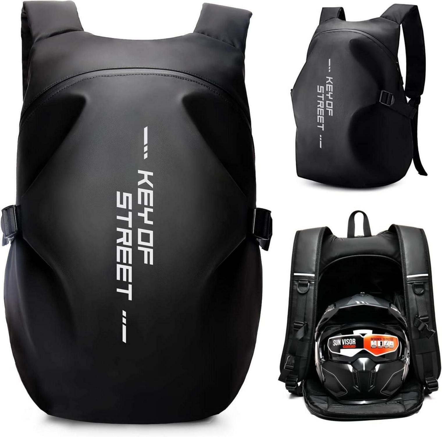Motorradrucksack wasserdicht Helmrucksack Laptoptasche Rucksack