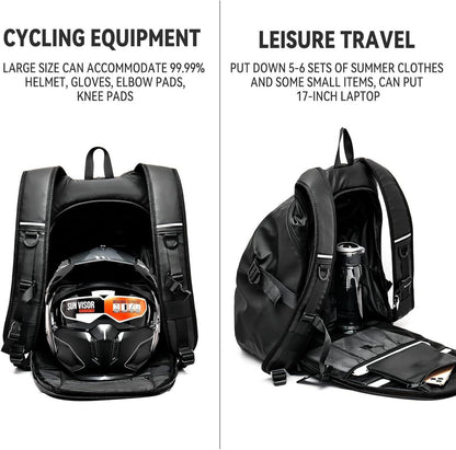 Motorradrucksack wasserdicht Helmrucksack Laptoptasche Rucksack