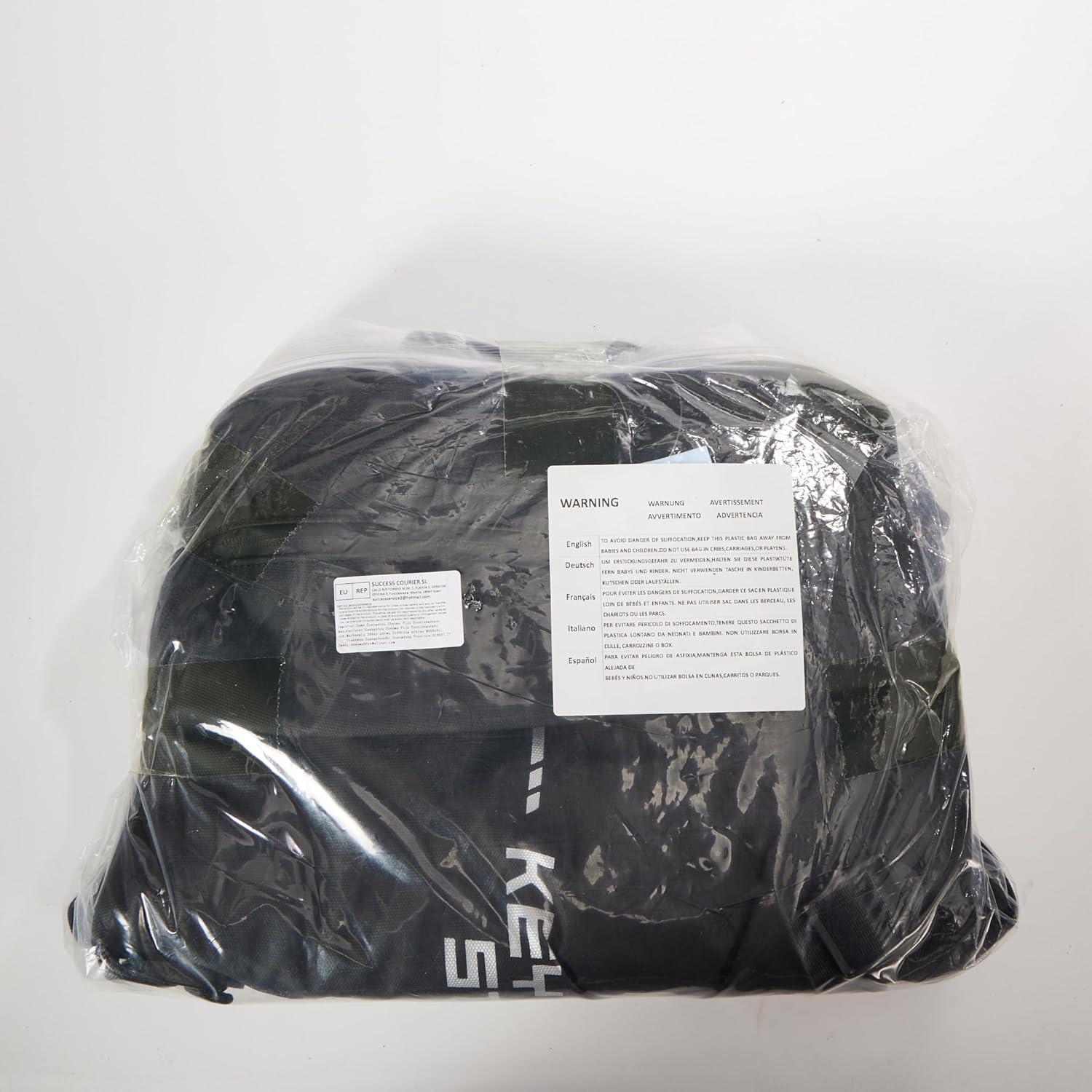 Motorradrucksack Herren wasserdicht mit Helmrucksack und Laptoptasche