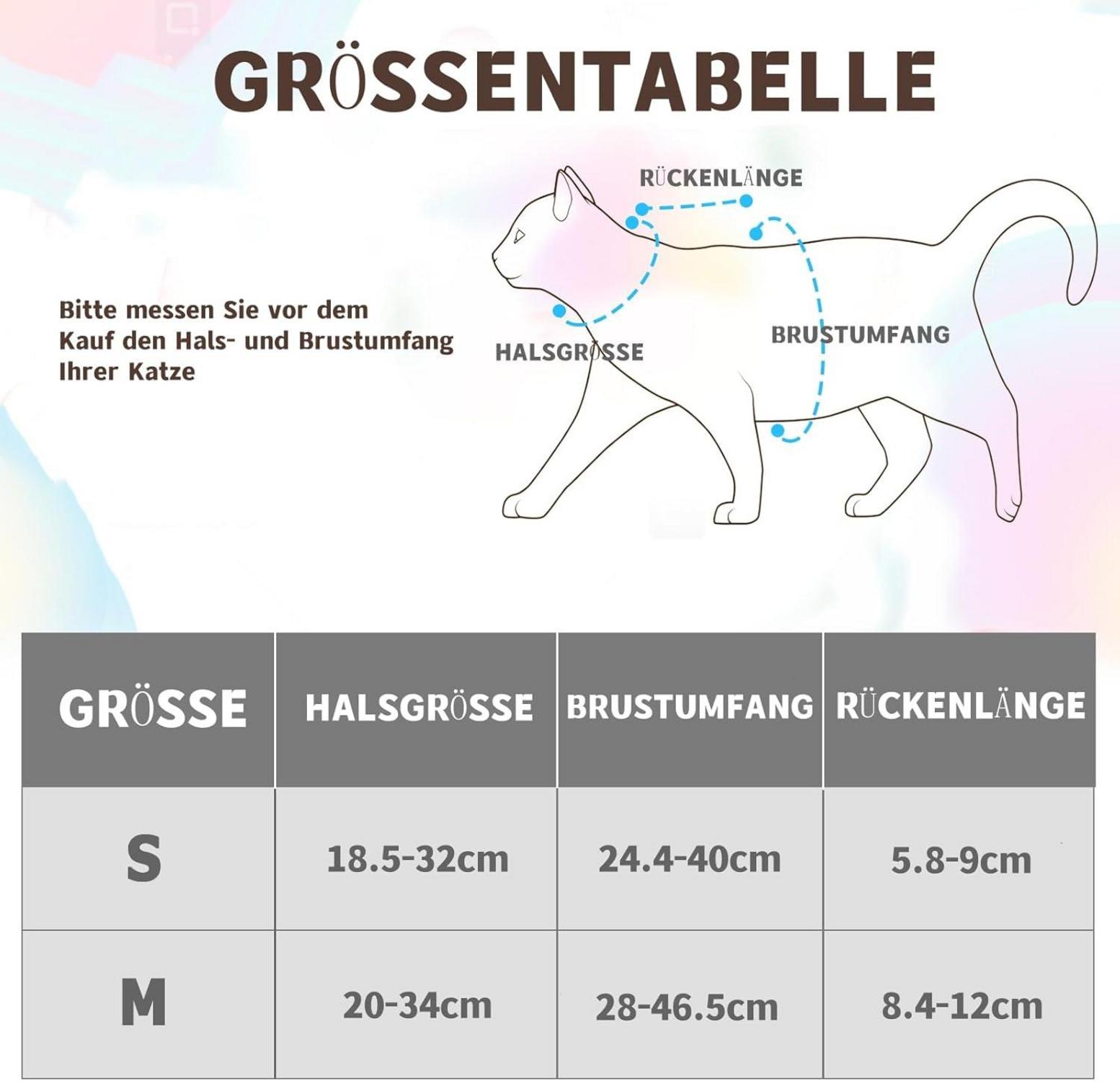Supet Katzenweste und Leine Set