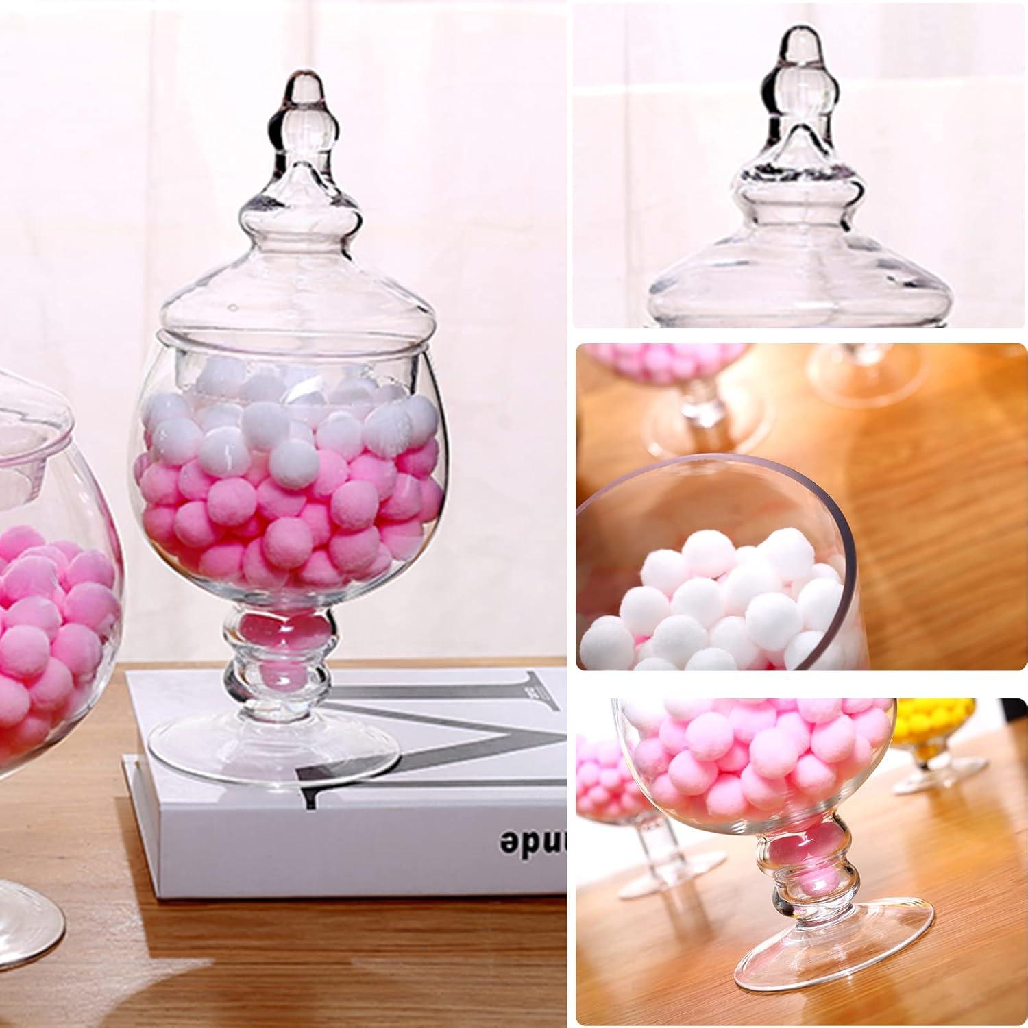 Süßigkeiten Glas Hochzeit Party Deko Bonbonglas Klar 500ml
