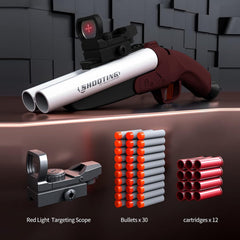 Dart Blaster Double Barrel Schaumstoffpistole für Kinder ab 8 Jahren