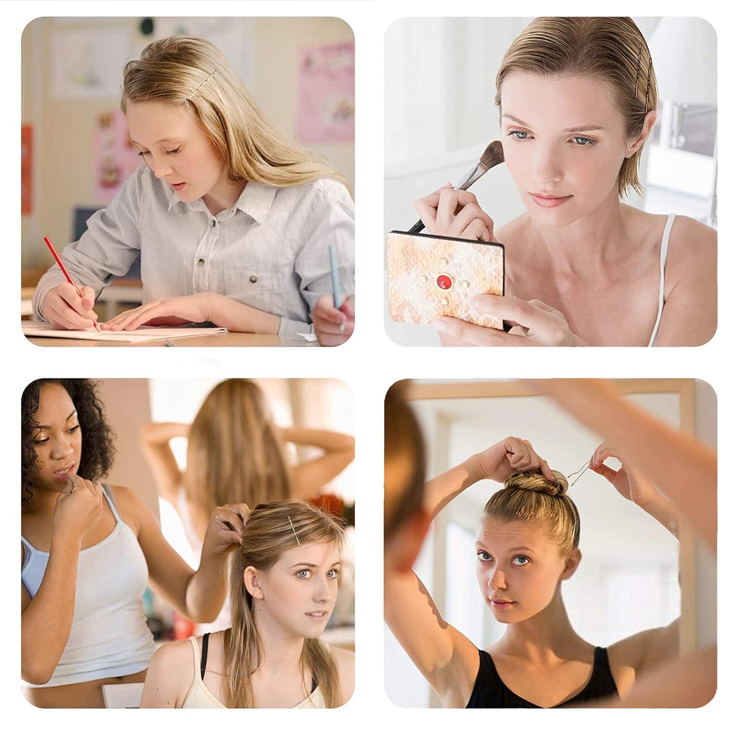Haarnadeln Kavya Metall 200 Stück 5 cm Wellenform Bobby Pins mit