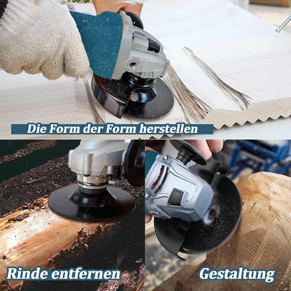 Holz Schleifscheiben für Winkelschleifer 115mm, 3er Set