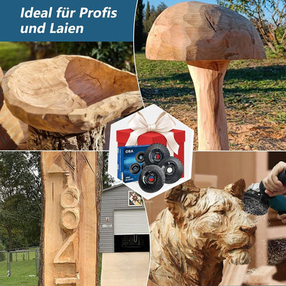 Holz Schleifscheiben für Winkelschleifer 115mm, 3er Set