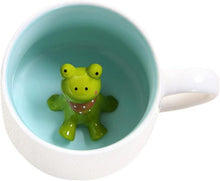 Keramik Kaffeebecher mit 3D Frosch Tierdesign 230ml