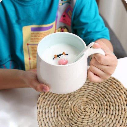 Süße Kuh Kaffeebecher Tasse Keramik 3D Tier 230ml Geschenk2799