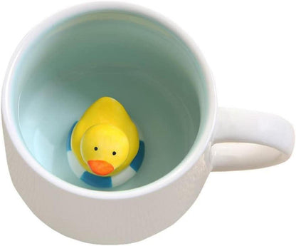 Süßer 3D Ente Keramiktasse 230ml - Geschenk für Hochzeiten