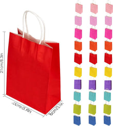 30 Stück Kraftpapiertüten in 10 Farben, Geschenktüten mit