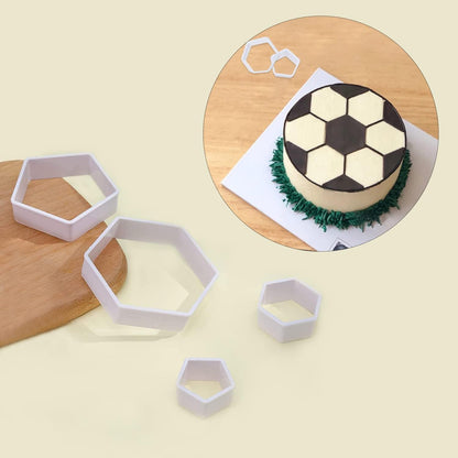 8-teiliges Fußball Ausstecher Set für DIY Fondant Kuchen