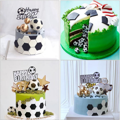 8-teiliges Fußball Ausstecher Set für DIY Fondant Kuchen
