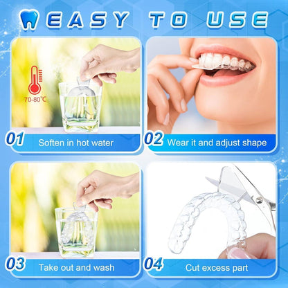 Schnarchschiene 4er Set Anti-Zähneknirschen mit Box