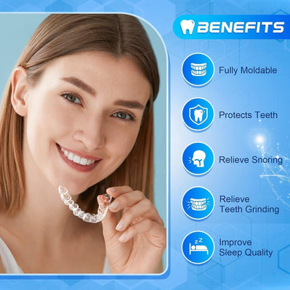 Schnarchschiene 4er Set Anti-Zähneknirschen mit Box