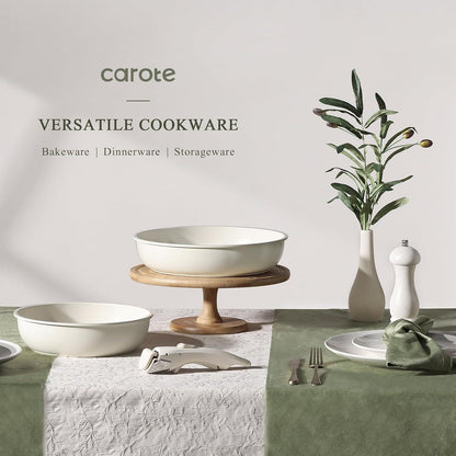 11-teiliges CAROTE Töpfe Pfannen Set abnehmbaren Griffen