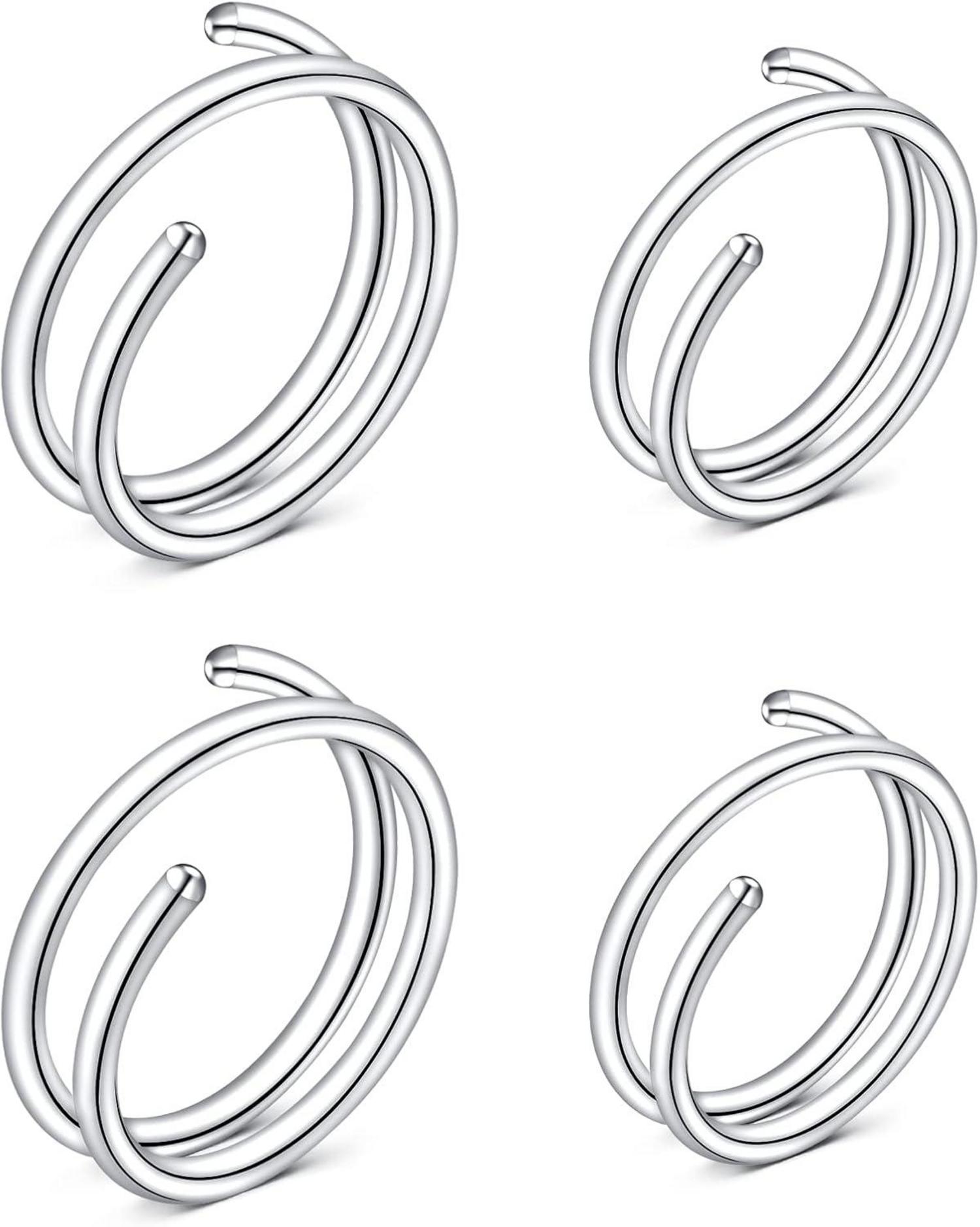 20G Fake Nasenpiercing Chirurgenstahl Nasenring Hoop 8mm