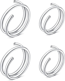 20G Fake Nasenpiercing Chirurgenstahl Nasenring Hoop 8mm