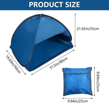 Pop Up Strand Sonnenzelt Mini Sonnenschutz Zelt Blau